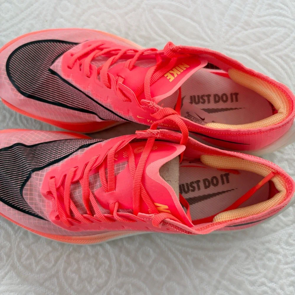 Nike Air Zoom Vaporfly Next% Running Shoes, Bright Mango Sz 6.5 Men
